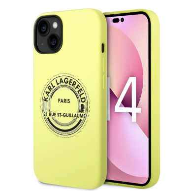 iPhone 14/13 salotinė KARL LAGERFELD nugarėlė KLHCP14SSRSGRCN