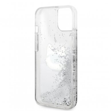 iPhone 14/13 silver NFT Liquid Glitter KARL LAGERFELD nugarėlė 6