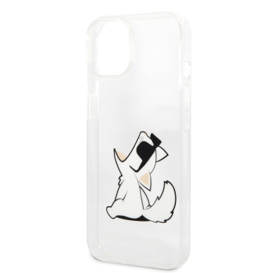 iPhone 14/13 skaidri KARL LAGERFELD nugarėlė KLHCP14SCFNRC 5