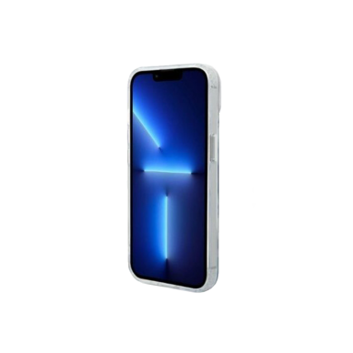 iPhone 14/13 transparent + silver Magsafe KARL LAGERFELD nugarėlė 1