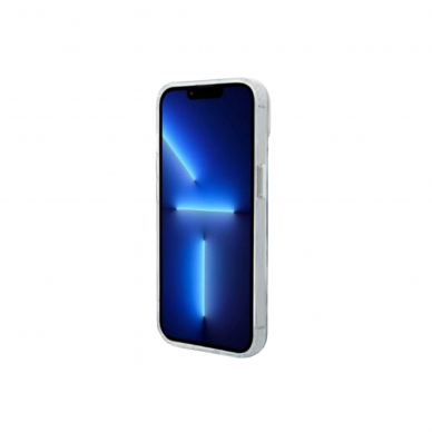 iPhone 14/13 transparent + silver Magsafe KARL LAGERFELD nugarėlė 1