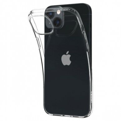 iPhone 14 / 13 skaidri SPIGEN LIQUID CRYSTAL nugarėlė 4