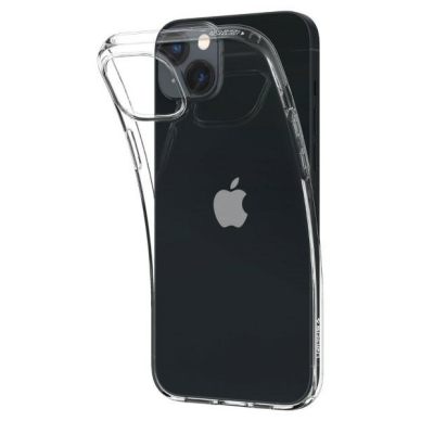 iPhone 14 / 13 skaidri SPIGEN LIQUID CRYSTAL nugarėlė 4
