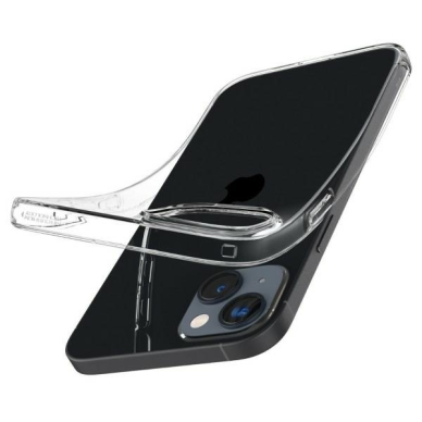 iPhone 14 / 13 skaidri SPIGEN LIQUID CRYSTAL nugarėlė 5
