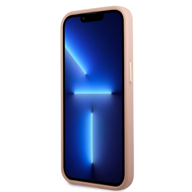 iPhone 14/13 šv. rožinė Magsafe GUESS nugarėlė GUHMP14SSAPSTP 1