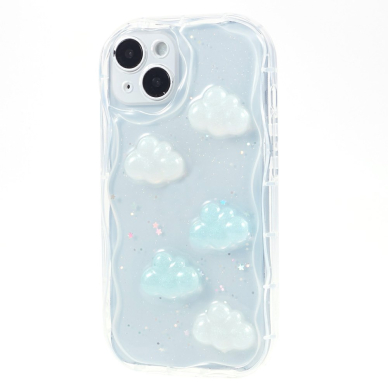 iPhone 14 Tracy nugarėlė Clear 3D Cloud 2