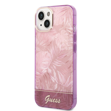 iPhone 14/13 violetinė GUESS nugarėlė GUHCP14SHGJGHP 2