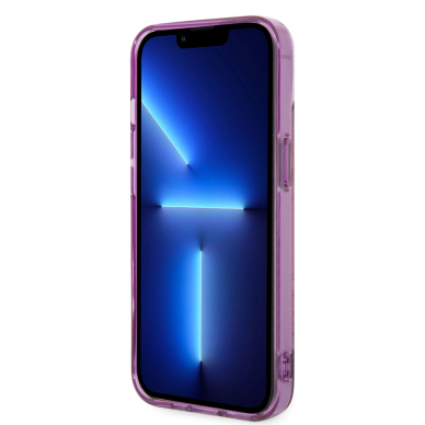 iPhone 14/13 violetinė GUESS nugarėlė GUHCP14SHGJGHP 1