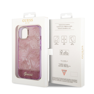 iPhone 14/13 violetinė GUESS nugarėlė GUHCP14SHGJGHP 7