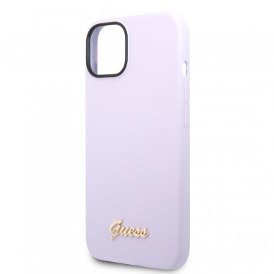 iPhone 14/13 violetinė GUESS nugarėlė GUHCP14SSLSMU 5
