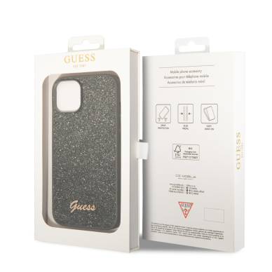 iPhone 14/13 žalia glitter GUESS nugarėlė GUHCP14SHGGSHN 7