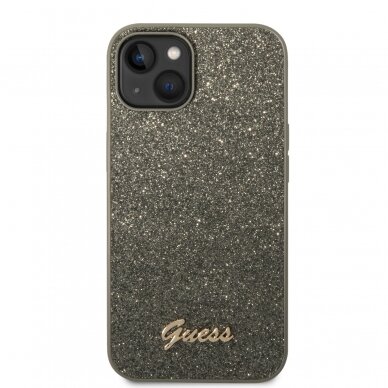 iPhone 14/13 žalia glitter GUESS nugarėlė GUHCP14SHGGSHN 3