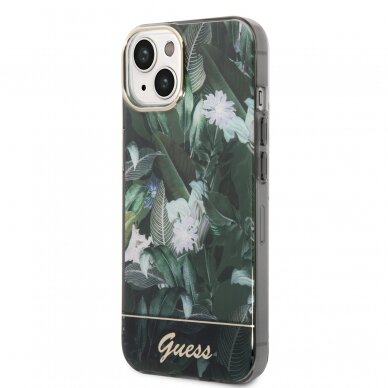iPhone 14/13 žalia GUESS nugarėlė GUHCP14SHGJGHA 2