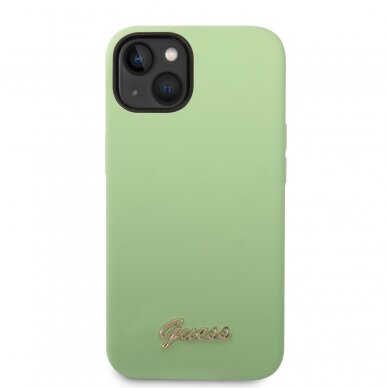 iPhone 14/13 žalia GUESS nugarėlė GUHCP14SSLSMN 3