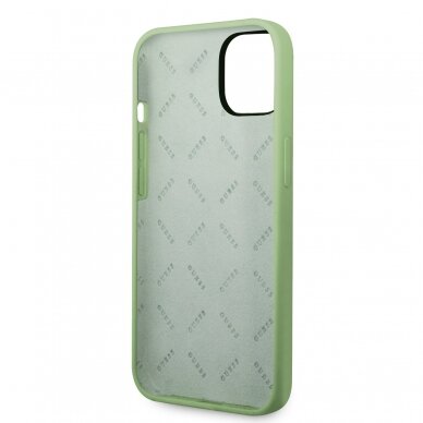 iPhone 14/13 žalia GUESS nugarėlė GUHCP14SSLSMN 6