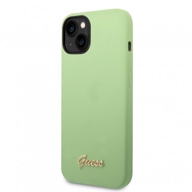 iPhone 14/13 žalia GUESS nugarėlė GUHCP14SSLSMN 2