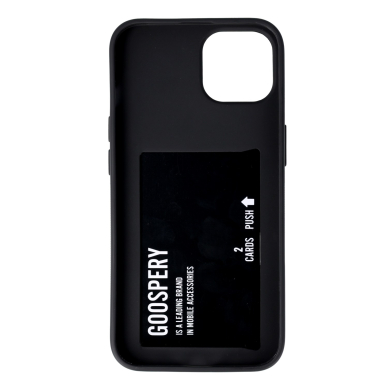 iPhone 14/13 black MERCURY RAIL 2 CARD nugarėlė 1