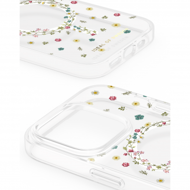 iPhone 14/13 iDeal Of Sweden Clear MagSafe nugarėlė Petite Floral 1