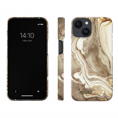 iPhone 14/13 Ideal Of Sweden nugarėlė Golden Sand Marble 2
