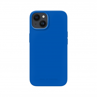 iPhone 14/13 iDeal Of Sweden nugarėlė MagSafe Silicone Cobalt Blue
