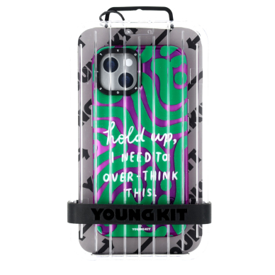 iPhone 15 / 14 / 13 colorful YOUNGKIT Lisa Dot Design Hold Up nugarėlė 1
