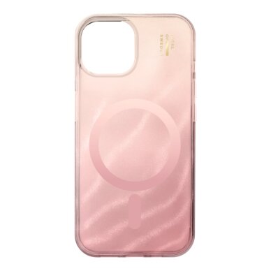 iPhone 15 / 14 / 13 iDeal Of Sweden Clear Rose Blush MagSafe nugarėlė