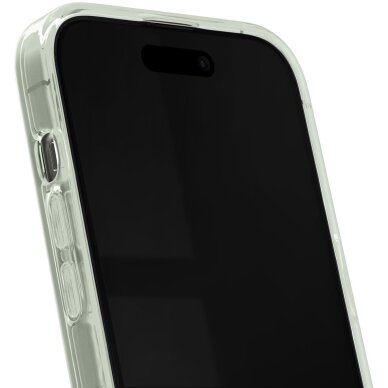 iPhone 15 / 14 / 13 iDeal Of Sweden Clear Sage Green MagSafe nugarėlė 1