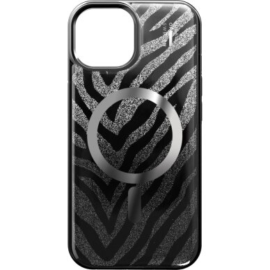 iPhone 15 / 14 / 13 iDeal Of Sweden Clear Zebra Mystique MagSafe nugarėlė