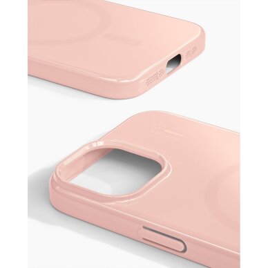 iPhone 15 / 14 / 13 iDeal Of Sweden Slim MagSafe Glossy Blush Pink nugarėlė 1