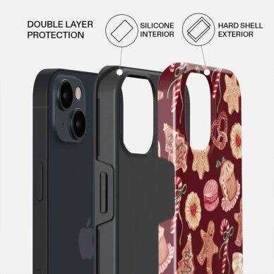 iPhone 15 / 14 / 13 MagSafe Cookie Jar Tough BURGA nugarėlė 2