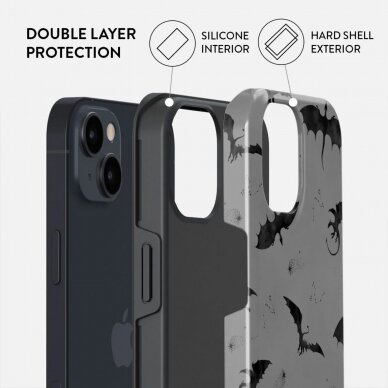 iPhone 15 / 14 / 13 Magsafe Draco Tough BURGA nugarėlė 1