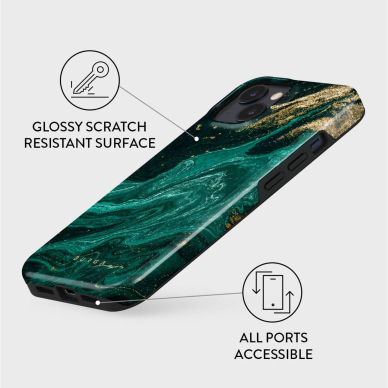 iPhone 15 / 14 / 13 Magsafe Emerald Pool Tough BURGA nugarėlė 2