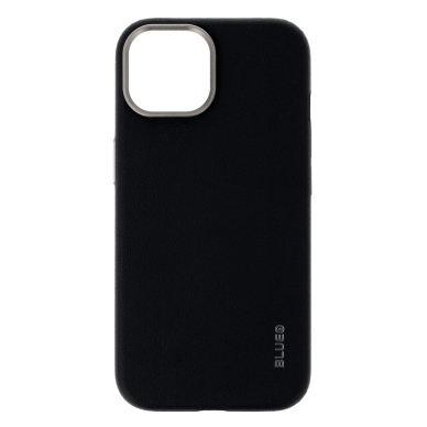 iPhone 15 black Leather Magnetic Mr. Monkey nugarėlė