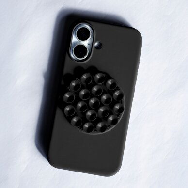 iPhone 15 / 14 / 13 black Silicone STICK nugarėlė 2