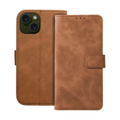 iPhone 15 brown VELVET dėklas 9