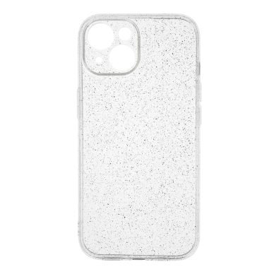 iPhone 15 clear Crystal Glitter nugarėlė