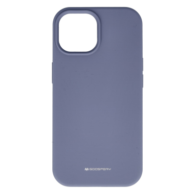iPhone 15 grey blue MERCURY SILICONE nugarėlė