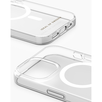 iPhone 13 / 14 / 15 iDeal Of Sweden Clear MagSafe nugarėlė 2