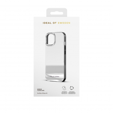 iPhone 15 iDeal Of Sweden Clear Mirror nugarėlė 1