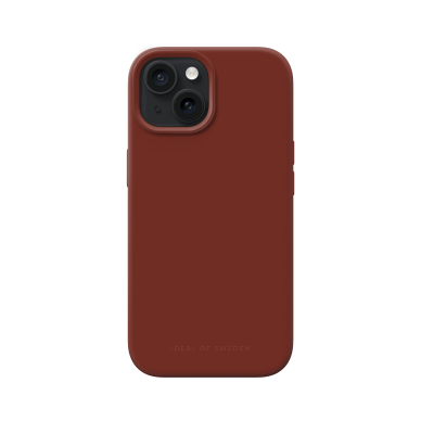 iPhone 15 iDeal Of Sweden nugarėlė MagSafe Silicone Dark Amber