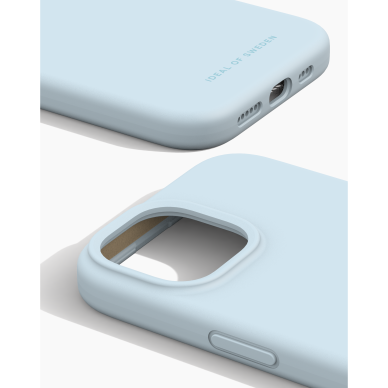 iPhone 15 iDeal Of Sweden nugarėlė MagSafe Silicone Light Blue 1