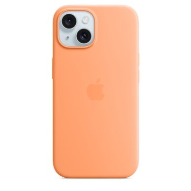 iPhone 15 Orange Sorbet Original Silicone MagSafe nugarėlė MT0W3ZM/A