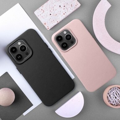 iPhone 15 PLUS black MagLeather MagSafe nugarėlė 8