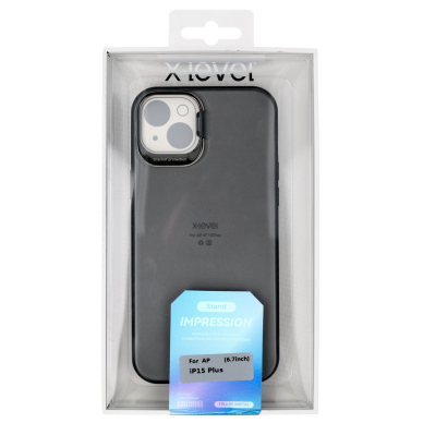 iPhone 15 PLUS black X-LEVEL IMPRESSION nugarėlė 1