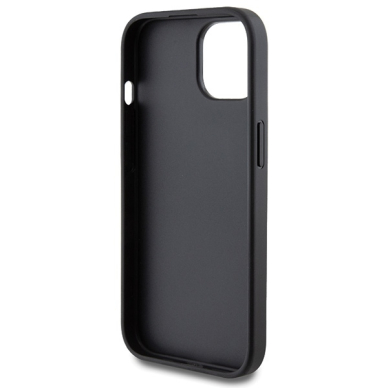 iPhone 15 PLUS grey Metal Gold Logo GUESS nugarėlė 14