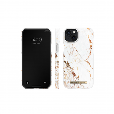 iPhone 15 PLUS iDeal Of Sweden nugarėlė MagSafe Carrara Gold 2