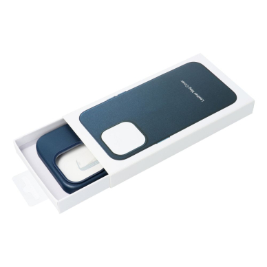iPhone 15 PLUS indigo blue MagLeather MagSafe nugarėlė 10