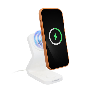 iPhone 15 PLUS orange MagLeather MagSafe nugarėlė 4