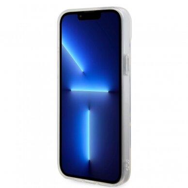 iPhone 15 PLUS transparent MagSafe Choupette IML KARL LAGERFELD nugarėlė 4