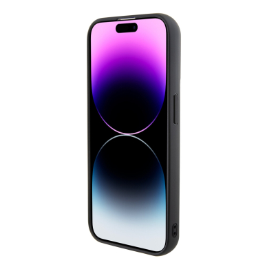 iPhone 15 PRO black Ikonik Fixed Glitter Metal PIN KARL LAGERFELD nugarėlė 4